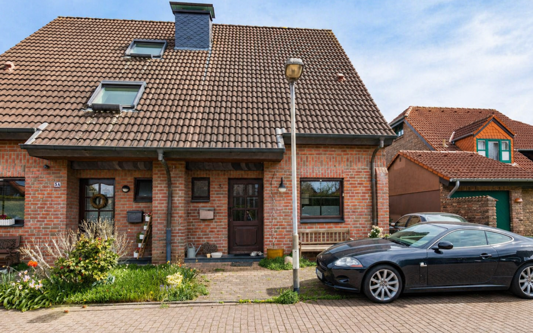 Tövo-St. St. Tönis: solide DHH mit Keller u. 9m Garage in Feldrandlage
