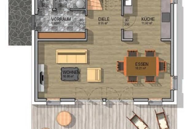 Grundriss Idee EG