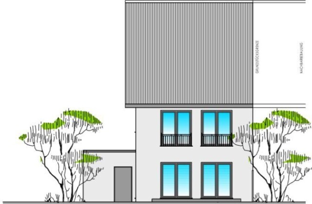 Haus Idee - Strau00dfenansicht