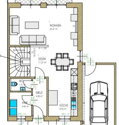 Grundriss Idee EG