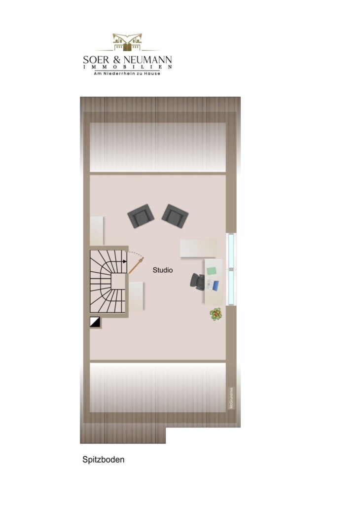 Grundriss Spitzboden