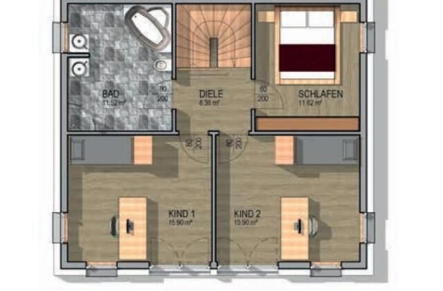 Grundriss Idee OG